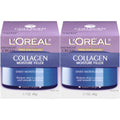 LOreal Paris Skincare Collagen Face Moisturizer Day and Night Cream Anti-Aging Face Neck and Chest Cream to smooth skin and reduce wrinkles 1.7 oz Pack of 2